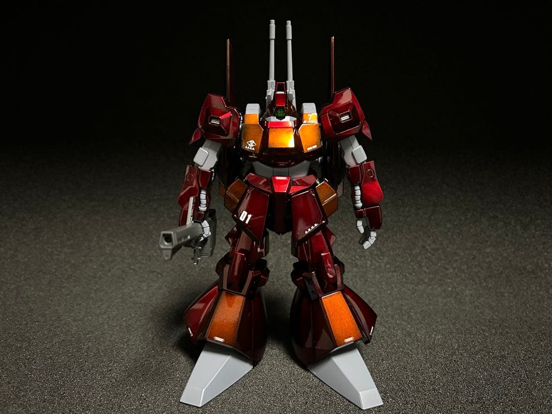 MGリックディアスクワトロ機　キャンディーグラデーション塗装完成品