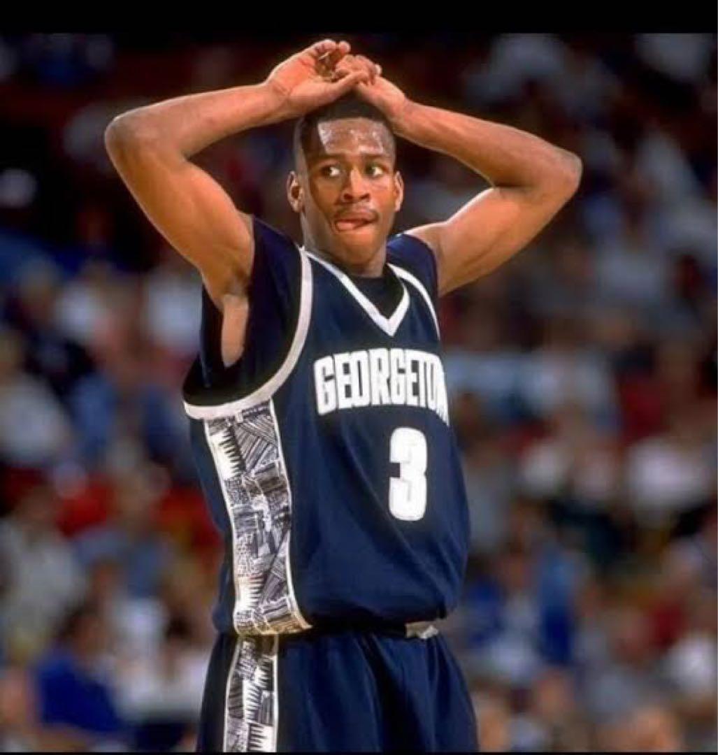 【レア物】NBA（NCAA）ユニフォーム A.IVERSON（ジョージタウン大）