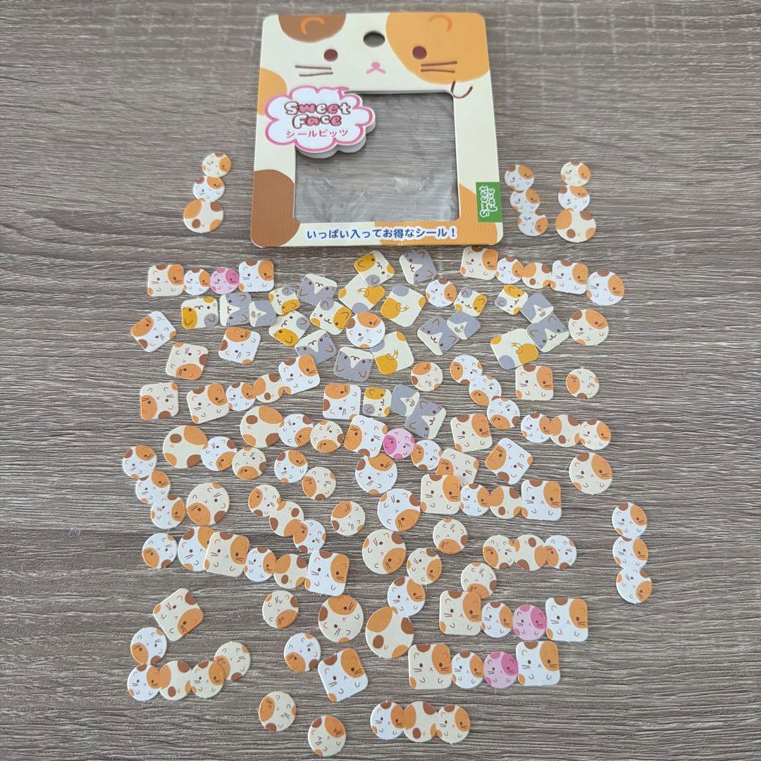 平成レトロ　サンエックス　シールビッツ　フレークシール　アニマル　うさぎ　ネコ