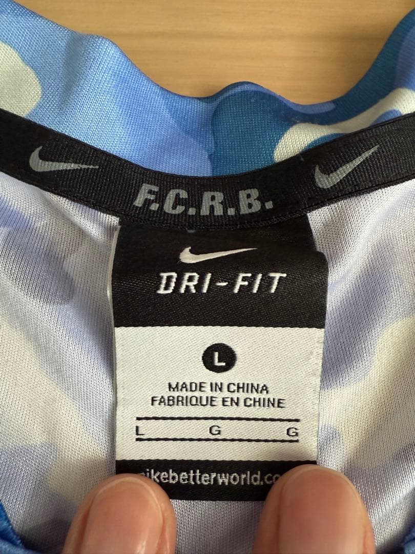【希少】Nike F.C.R.B. ブリストル　迷彩　半袖セットアップ