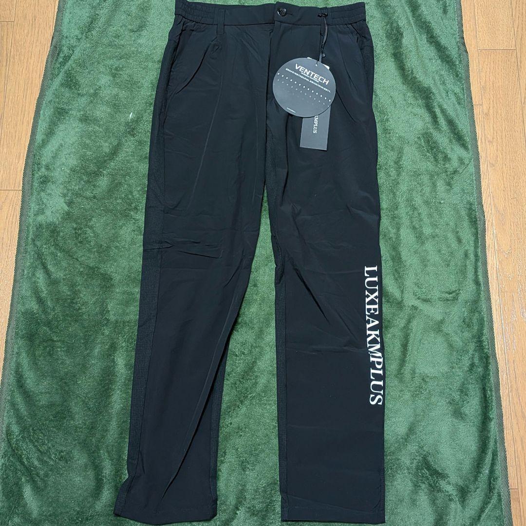 【新品】LUXEAKMPLUS サイドロゴナイロン パンツ Sサイズ