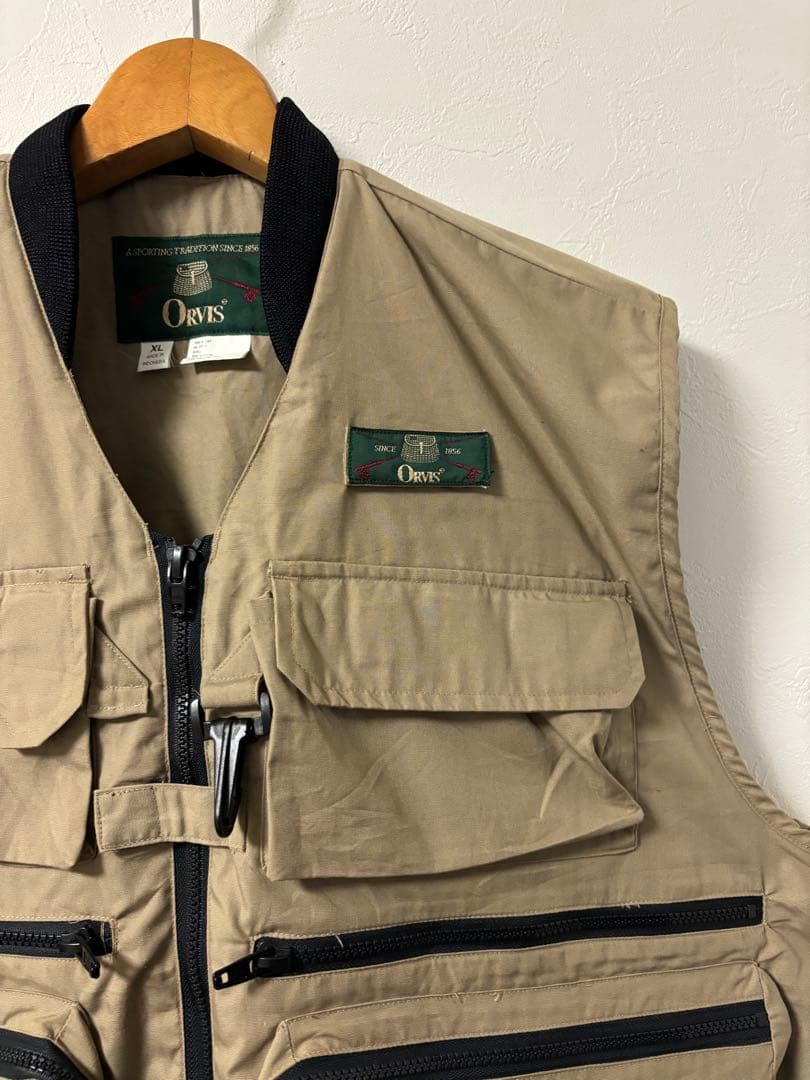 ORVIS フィッシングベスト XL ベージュ