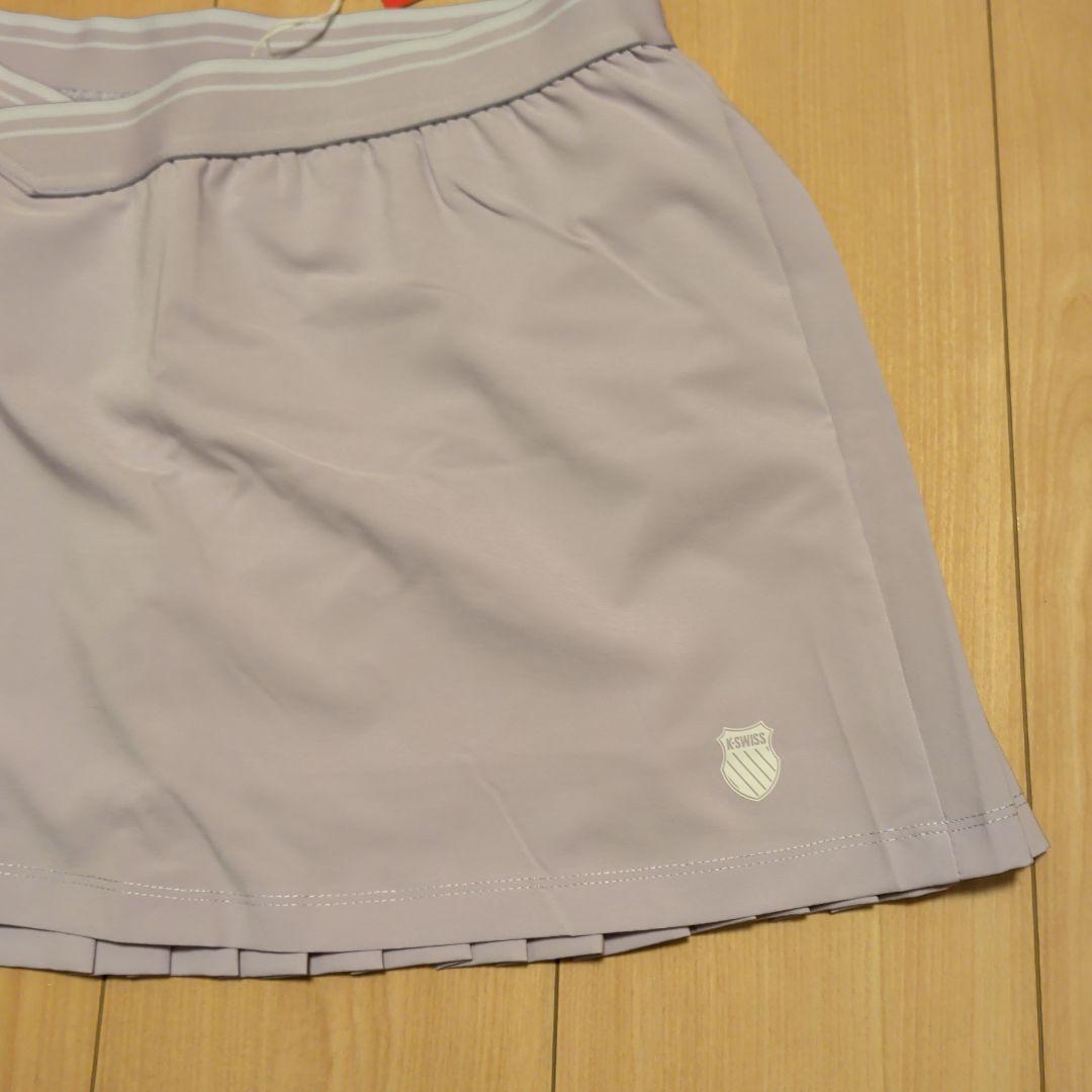 ☆海外ウェア　K-SWISS プリーツ テニススカート US-S