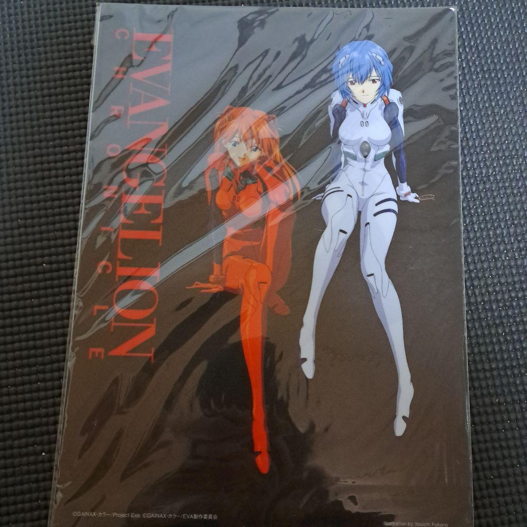 週刊エヴァンゲリオンCHRONICLE全５巻+綾波レイフィギュア、クリアファイル