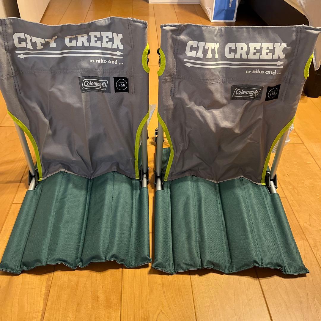 コールマン　ニコアンド　キャンプ　CITY CREEK グランドチェア