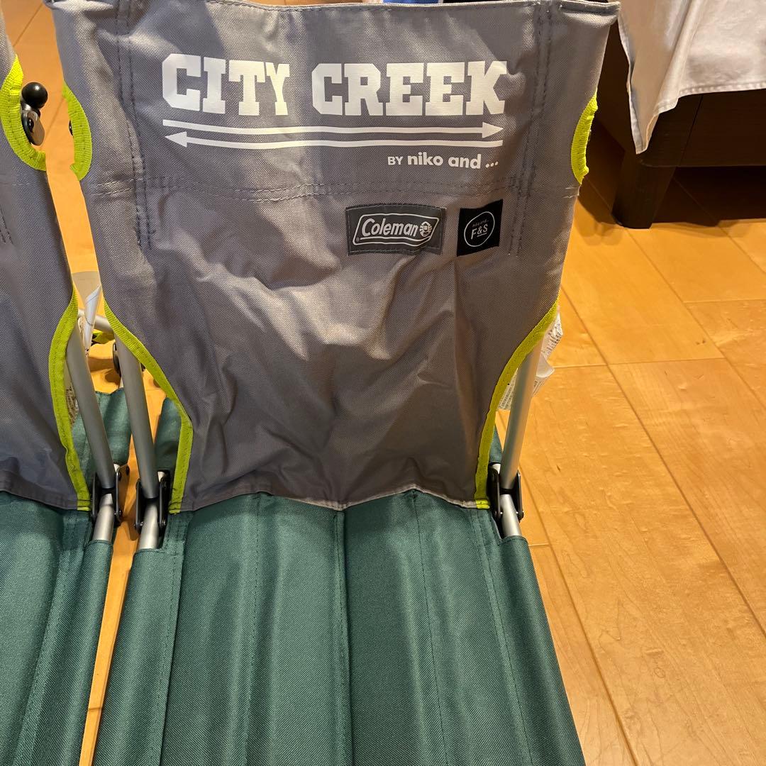 コールマン　ニコアンド　キャンプ　CITY CREEK グランドチェア