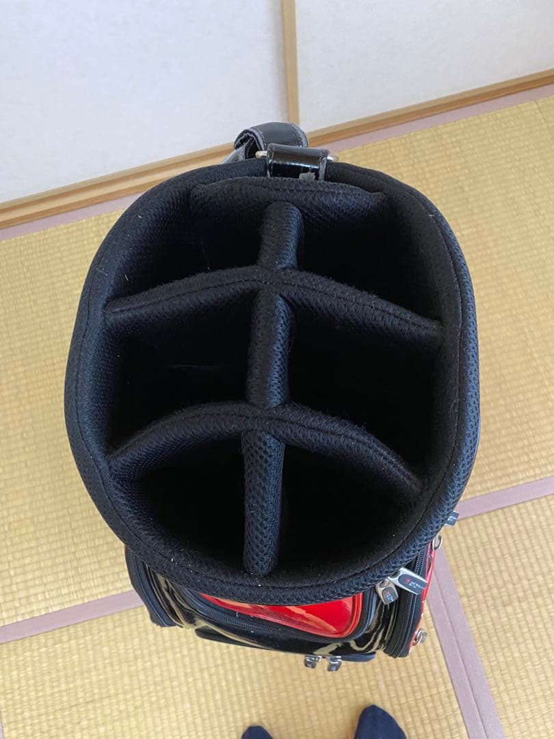 MASTER BUNNY EDITION キャディバッグ 赤黒