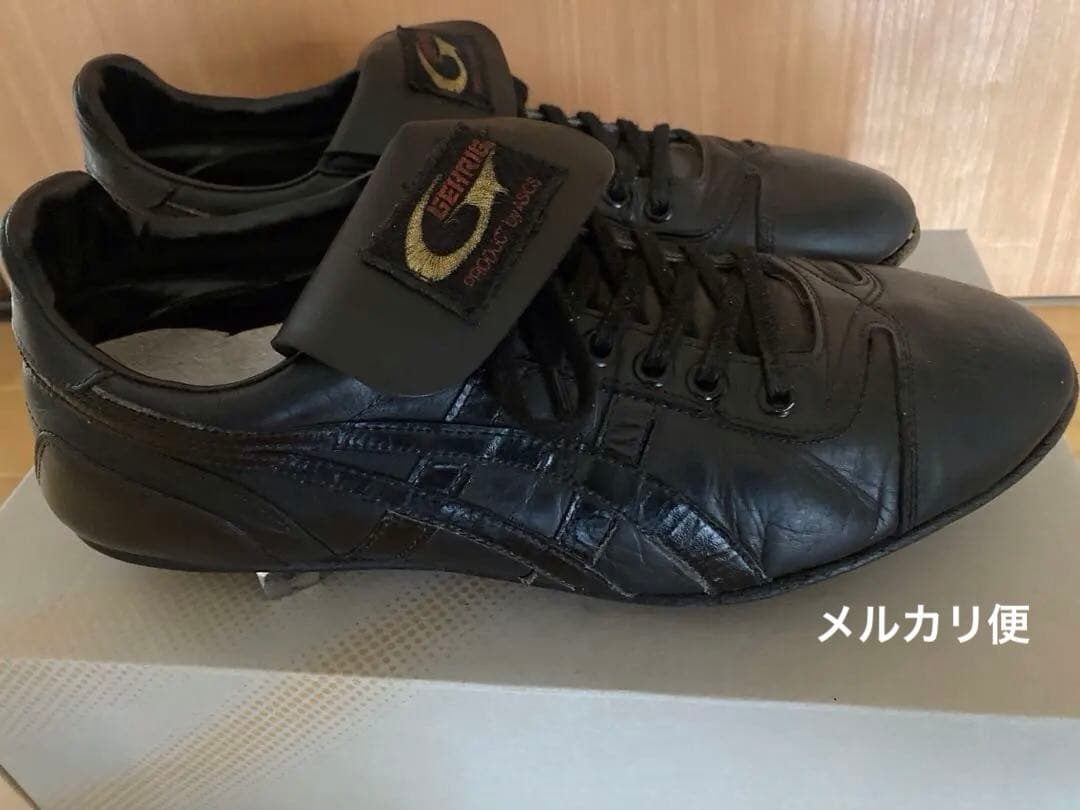 【レア】野球スパイク　アシックス　ゲーリック　GFS353 本革　黒　28.0㎝