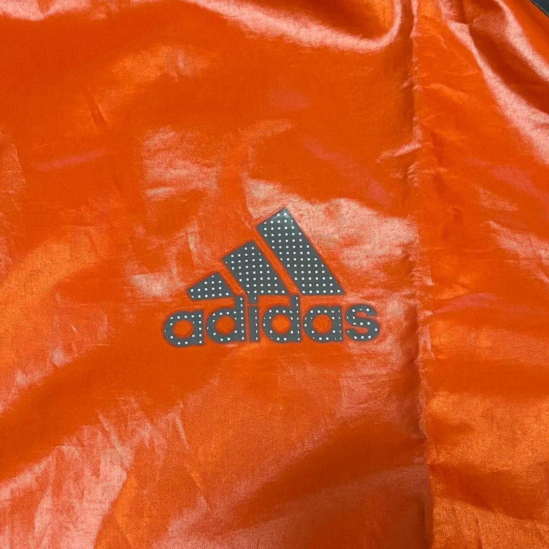 adidas ウインドブレーカー オレンジ フルジップ