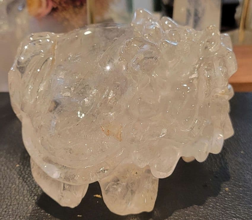 ！！逸品！！特大ロングイ1キロ超え！希少貴重手彫りヒマラヤ水晶ライモナイト虹入り