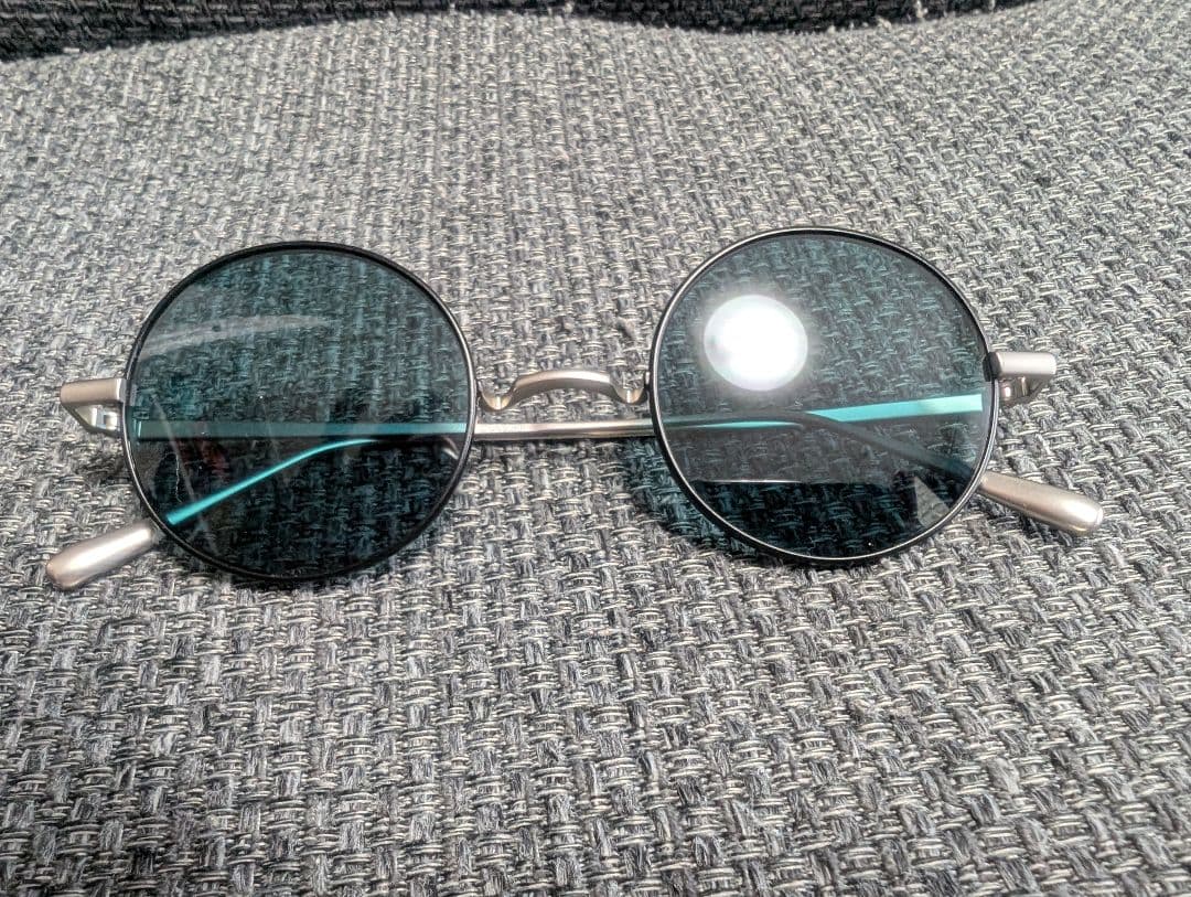 【美品】呪術廻戦 眼鏡コレクション-弍- 五条悟モデル ラウンドサングラス
