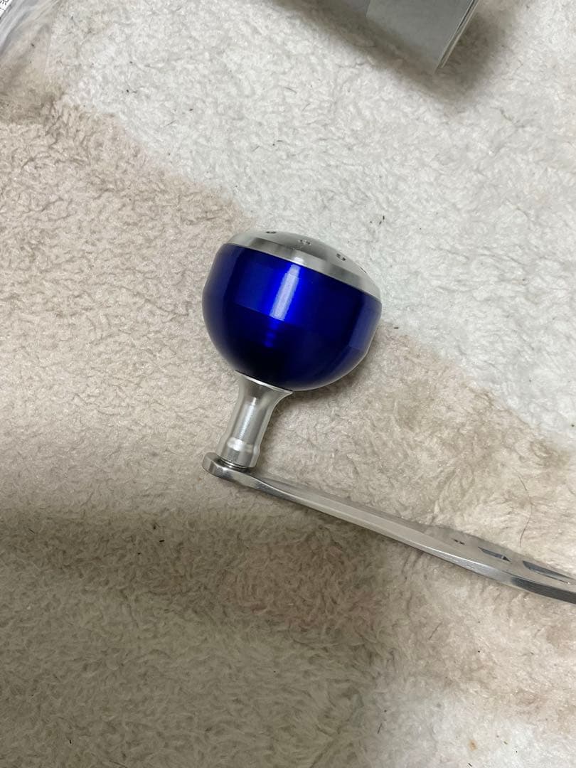 シマノ　パワーバランスハンドル　65mm AL BLUE