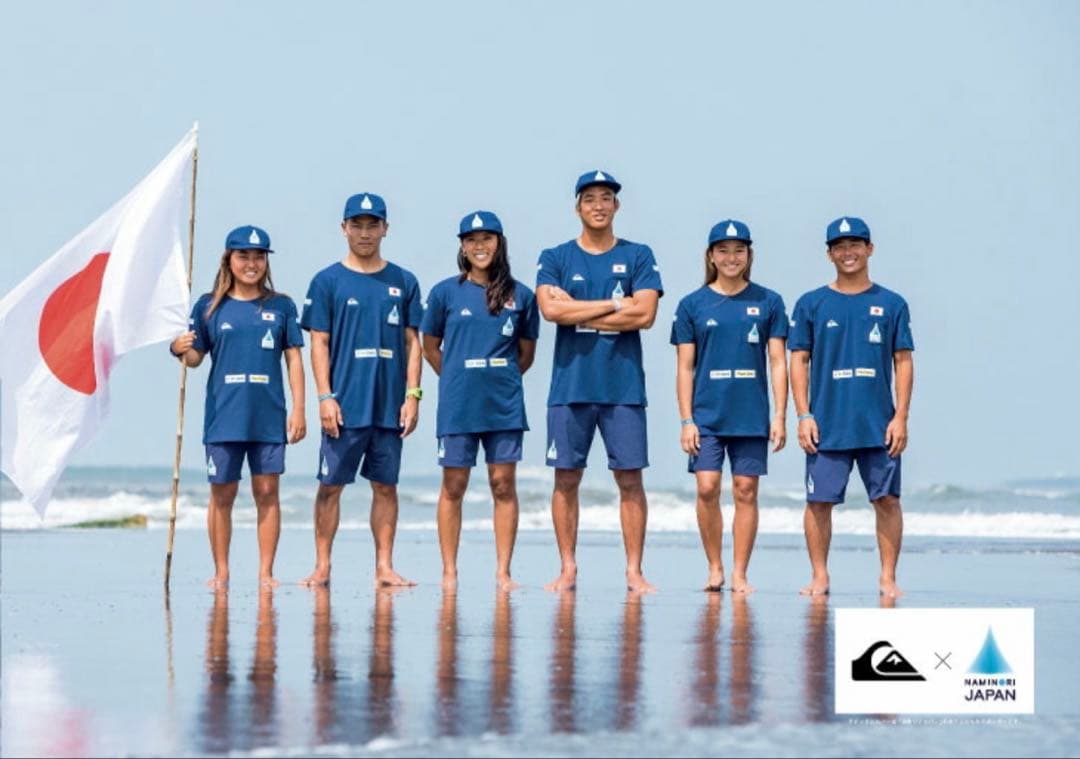 未使用品☆QUIKSILVERクイックシルバー☆波乗りジャパン Tシャツ☆M