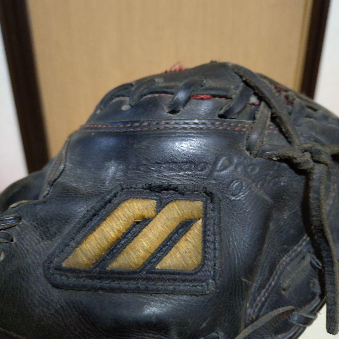 ミズノプロオーダー　一般硬式用キャッチャーミット　補修あり