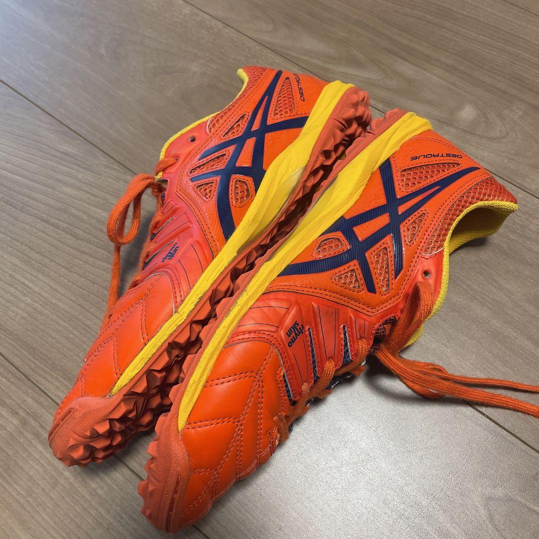 デスタッキ 6 TF スパイシーオレンジ×アストラルオーラ　フットサルシューズ