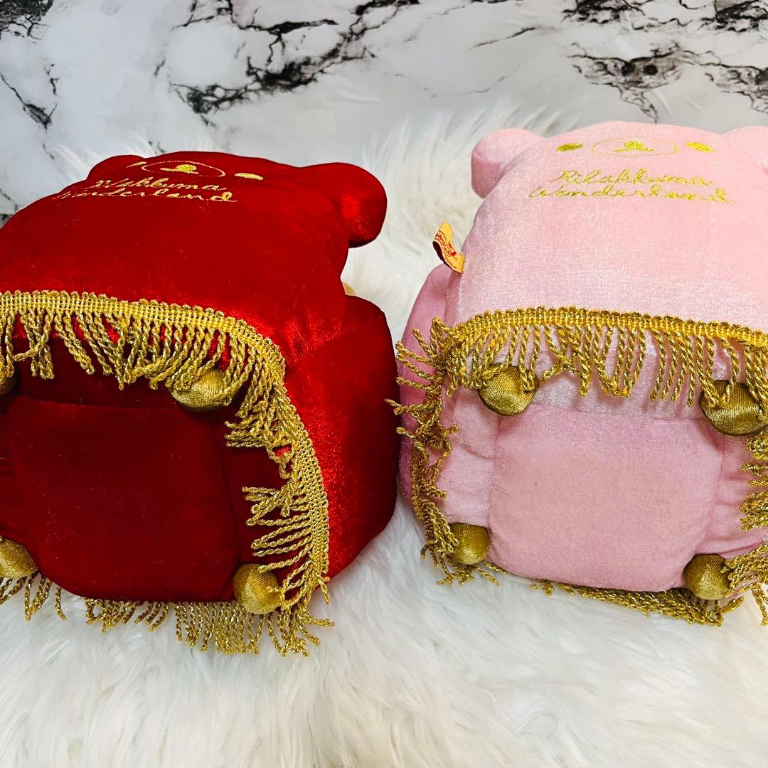 希少 限定品 大リラックマ展 ソファー付きぬいぐるみ　2点セットまとめ売り