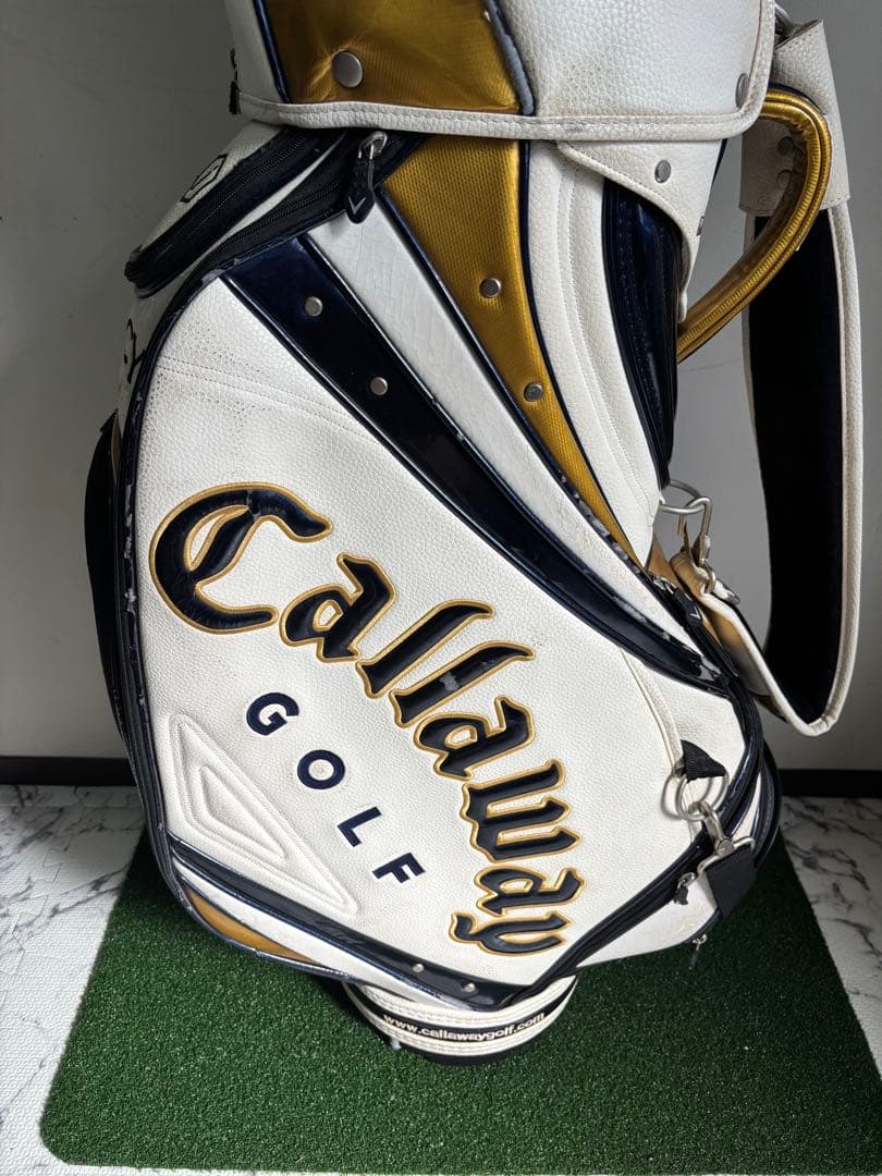 Callaway キャディバッグ ホワイト/ゴールド