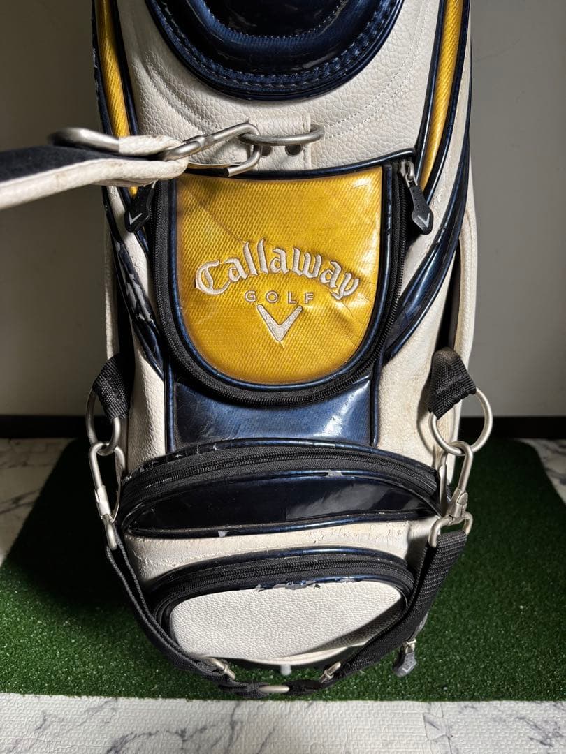 Callaway キャディバッグ ホワイト/ゴールド