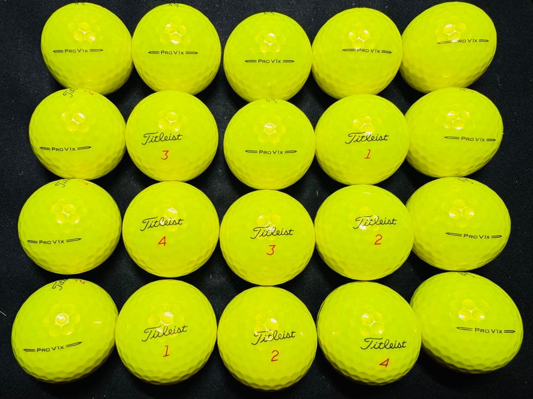 タイトリスト PRO V1X 2023年モデル 20個　　イエロー
