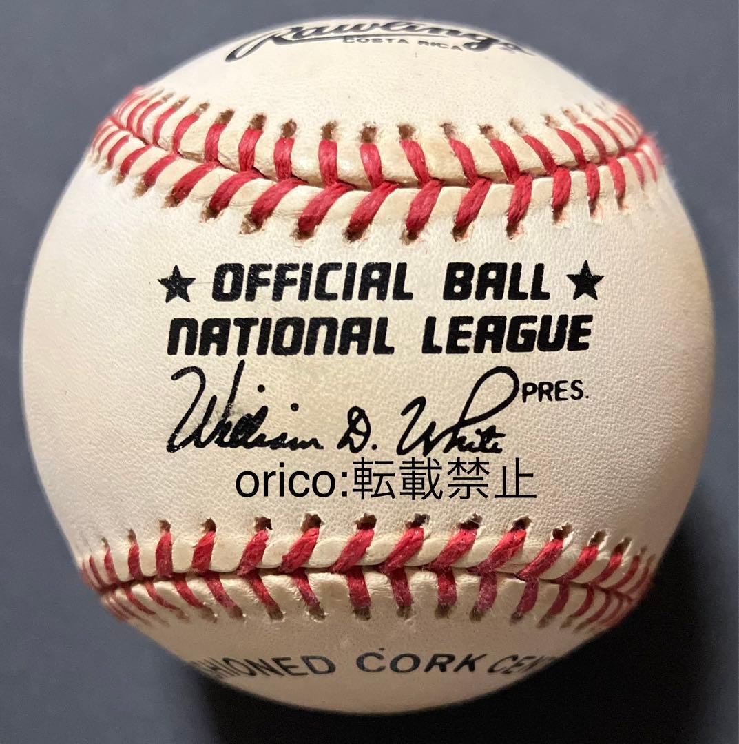 オジー・スミス 直筆サインボール MLB ナショナルリーグ公式球 カージナルス