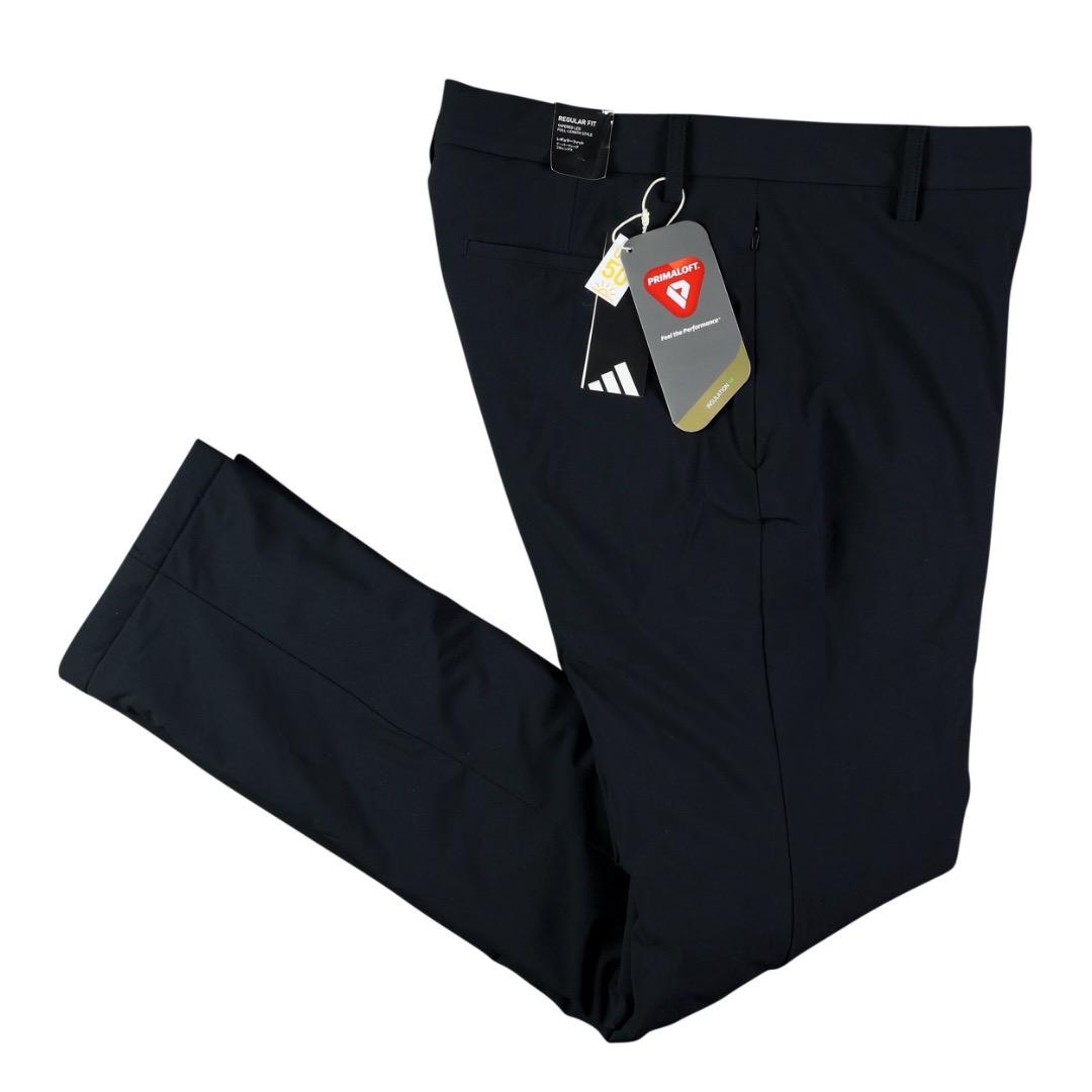 【85】秋冬 定価27,500円 アディダス ゴルフ 中綿 テーパードパンツ 黒
