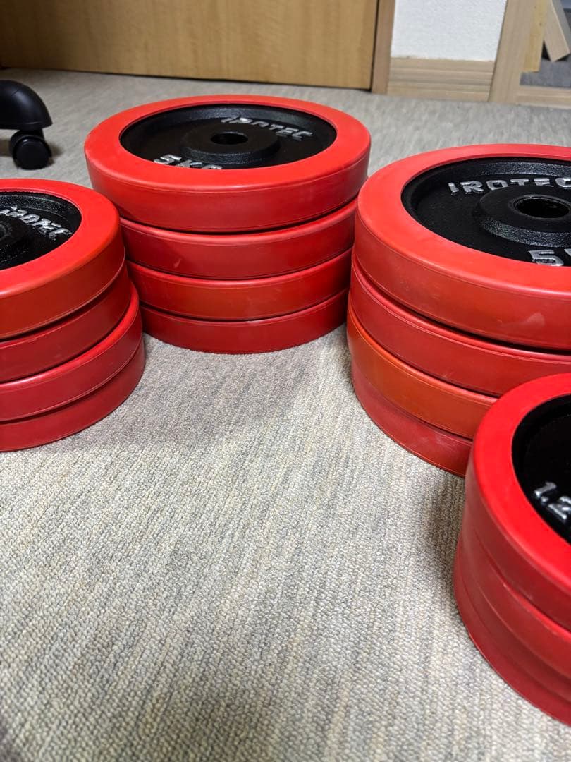 IROTECダンベル 60kgセット (30kg×2個)