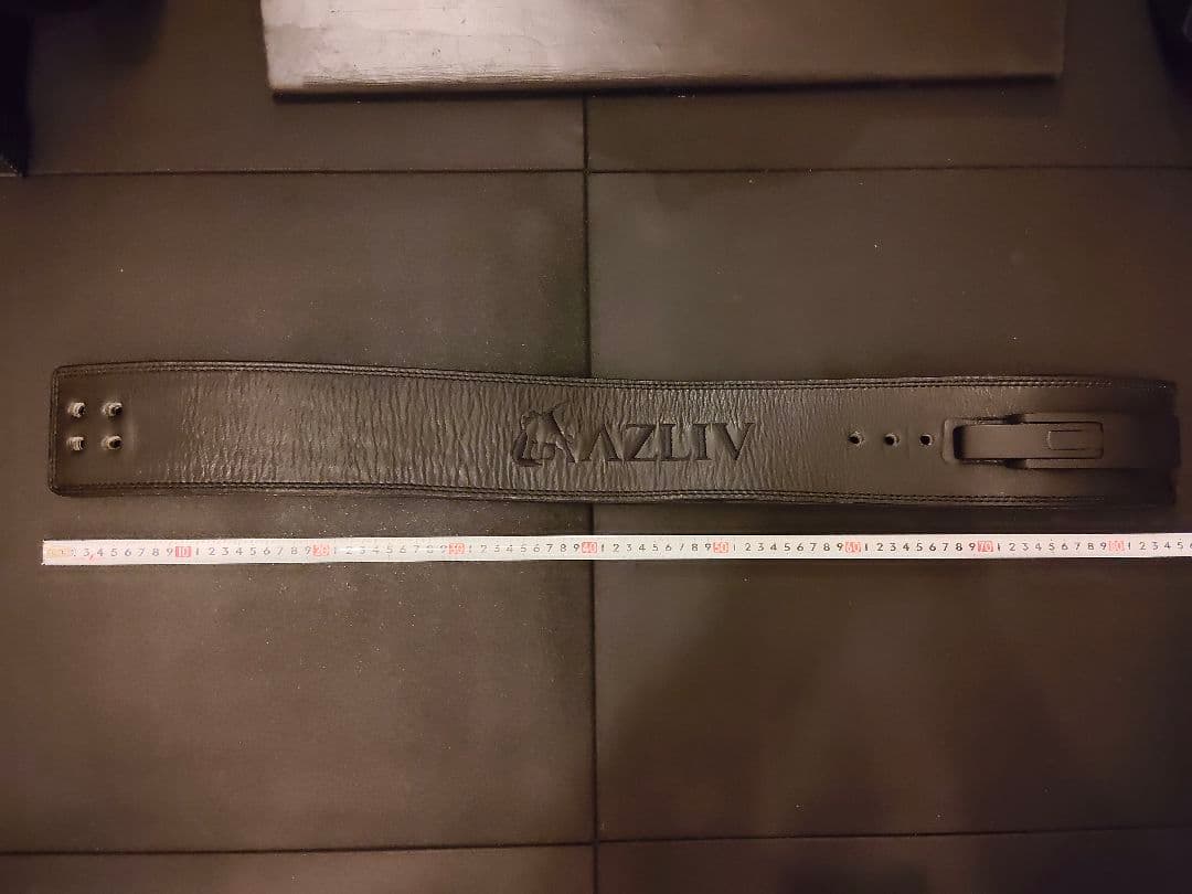 AZLIV(アズリブ) 本革レバーアクション トレーニングベルト ( XS)