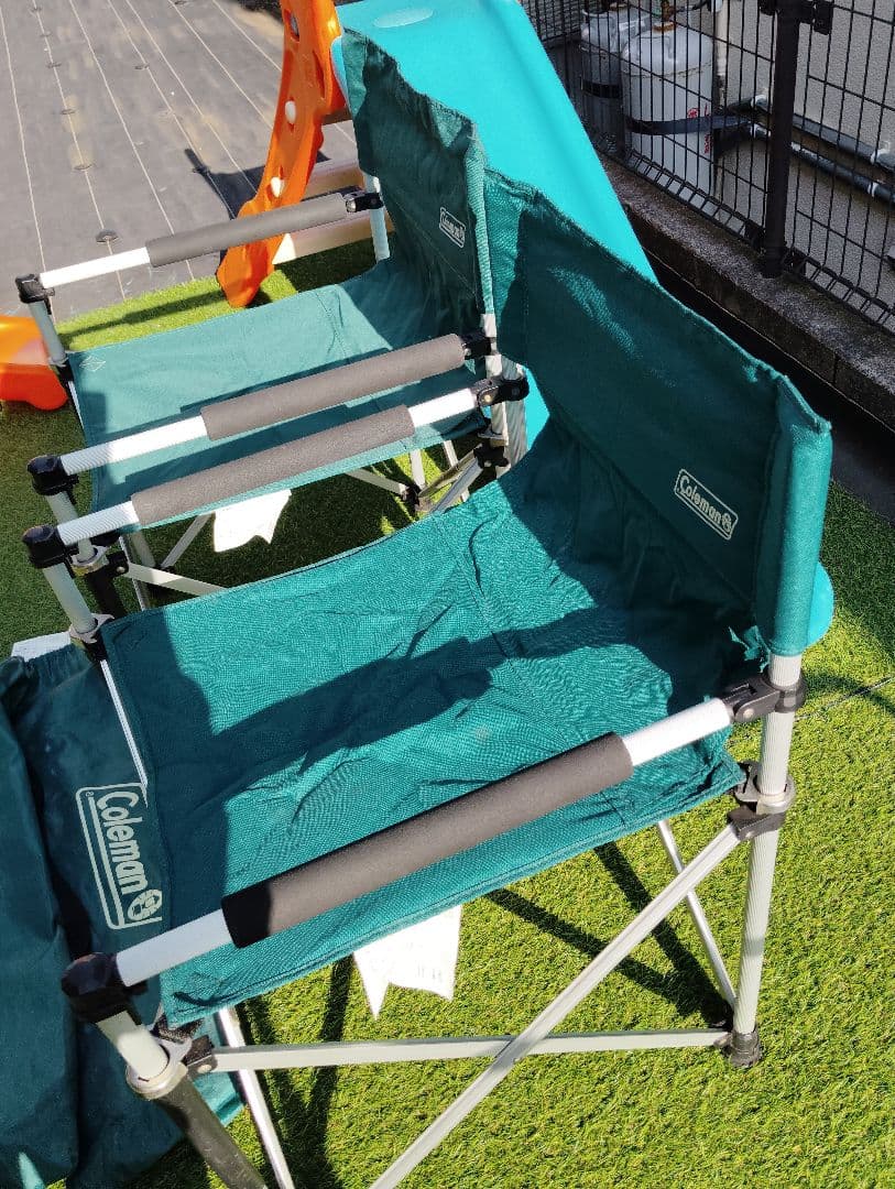 Coleman スリムキャプテンチェア 2脚セット 緑
