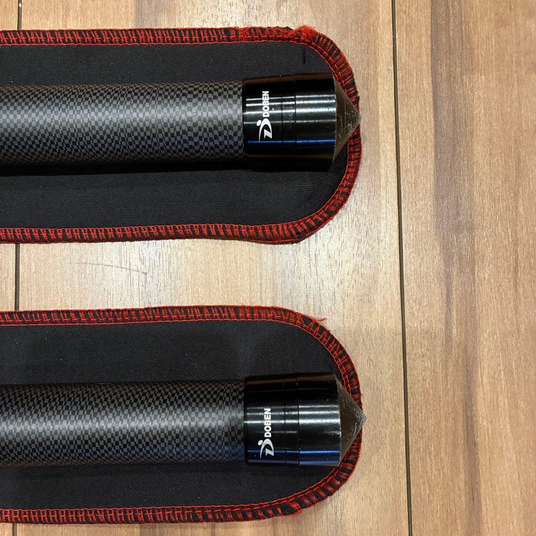 【中古品】2本セット　カーボンタープポール 2.1m　収納袋付き