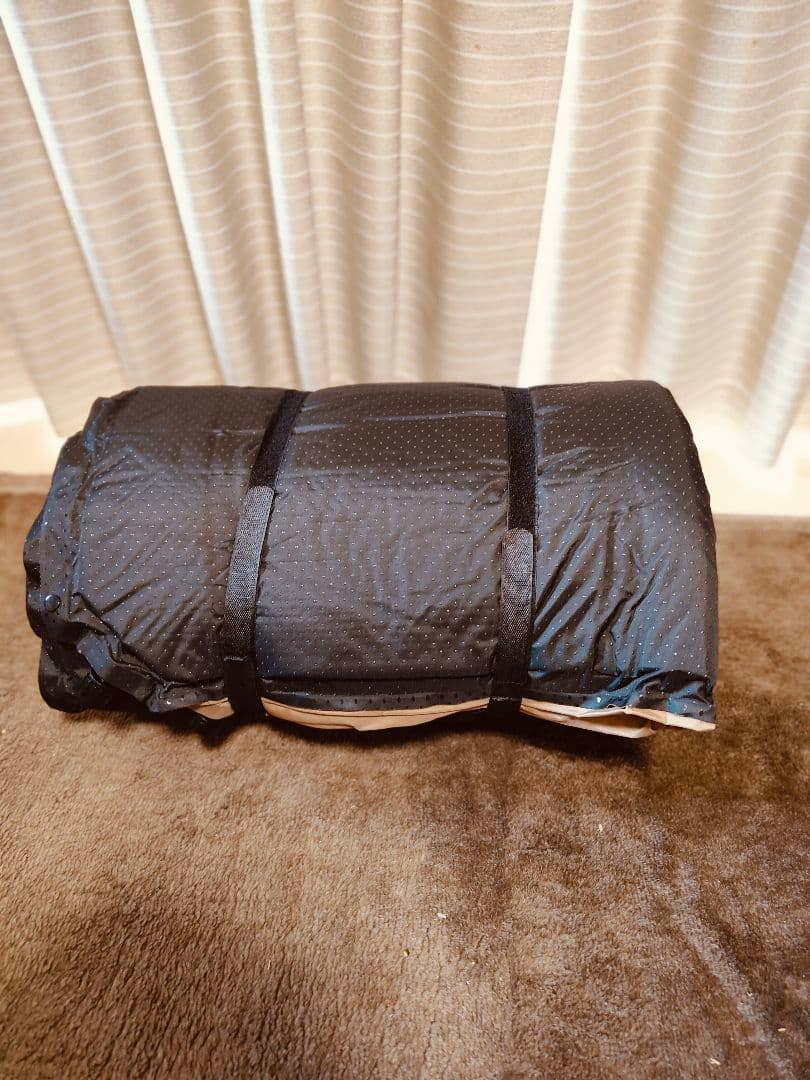 QUICKCAMP インフレーターマット セミダブル8cm タン 車中泊