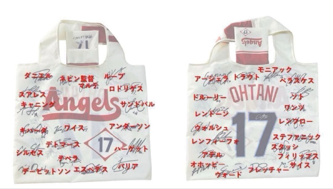 残1点！⭐️期間限定価格⭐️大谷翔平エンゼルスシティコネクト&ドジャース　エコバッグ