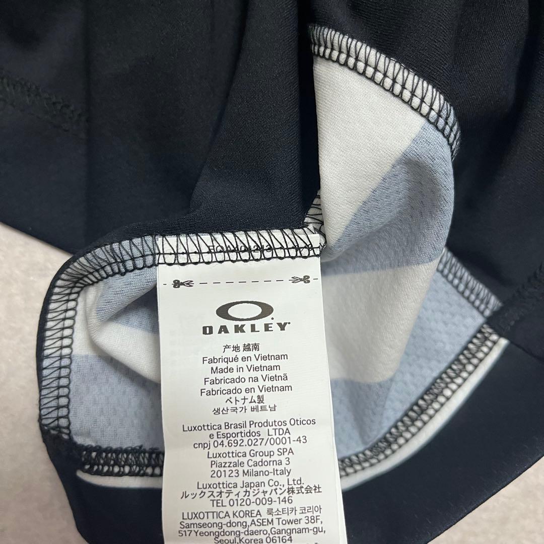 【新品タグ付】OAKLEY オークリー モックネック長袖カットソー 黒 XL