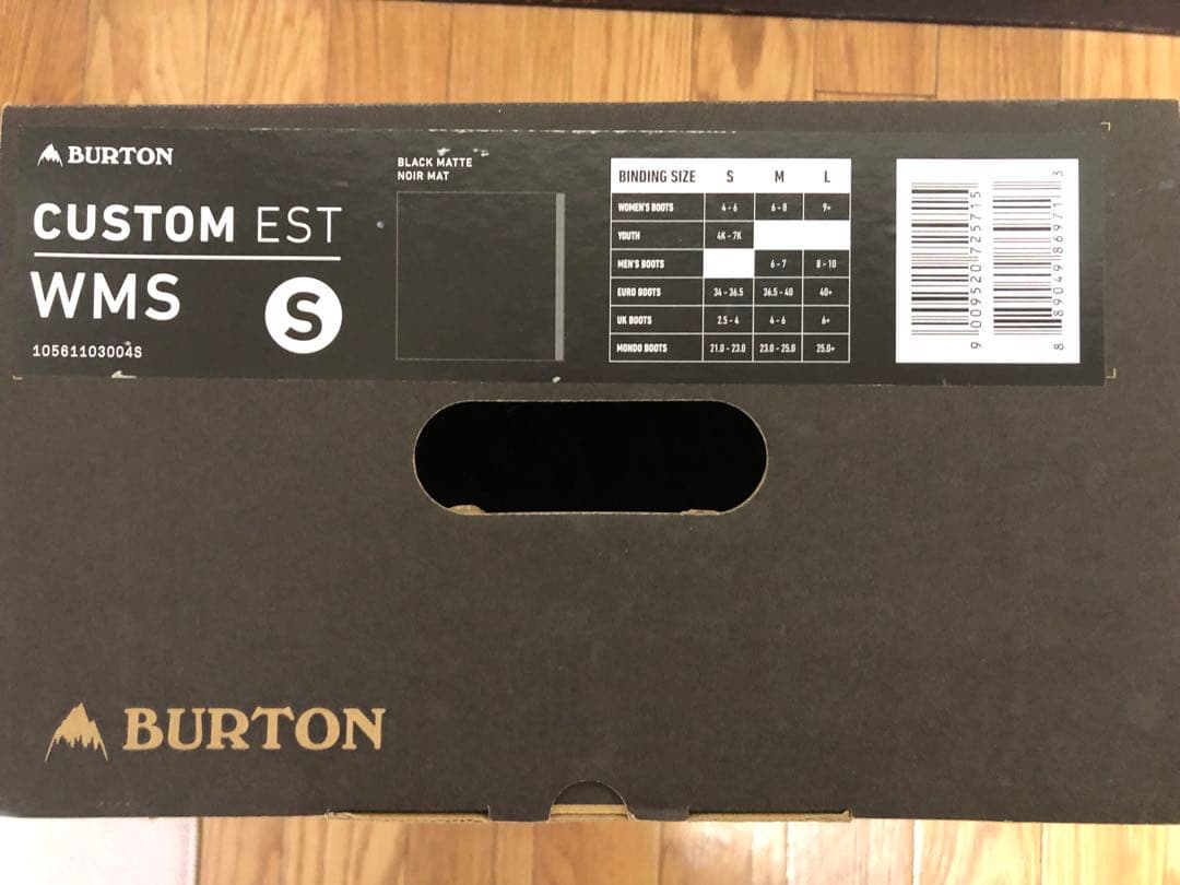 BURTON CUSTOM EST Sサイズ　未使用