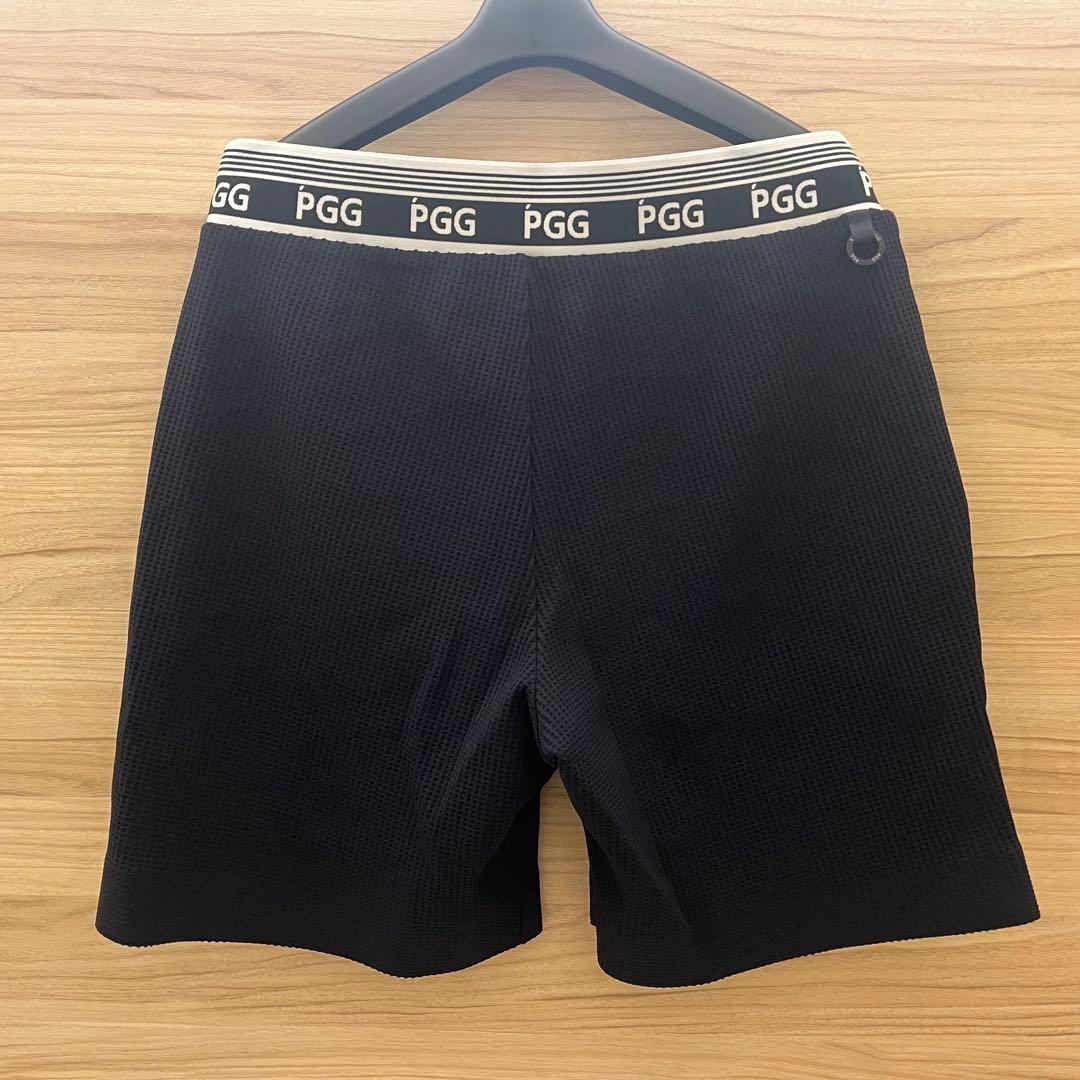 新品★28,600円 PGG パーリーゲイツ ロゴウエストショートパンツ ５