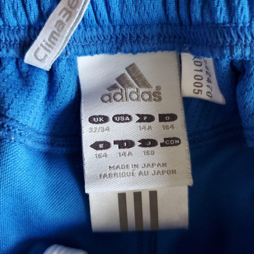 adidas 日本代表2007-2008 ユニフォーム パンツ ジュニア短パン青