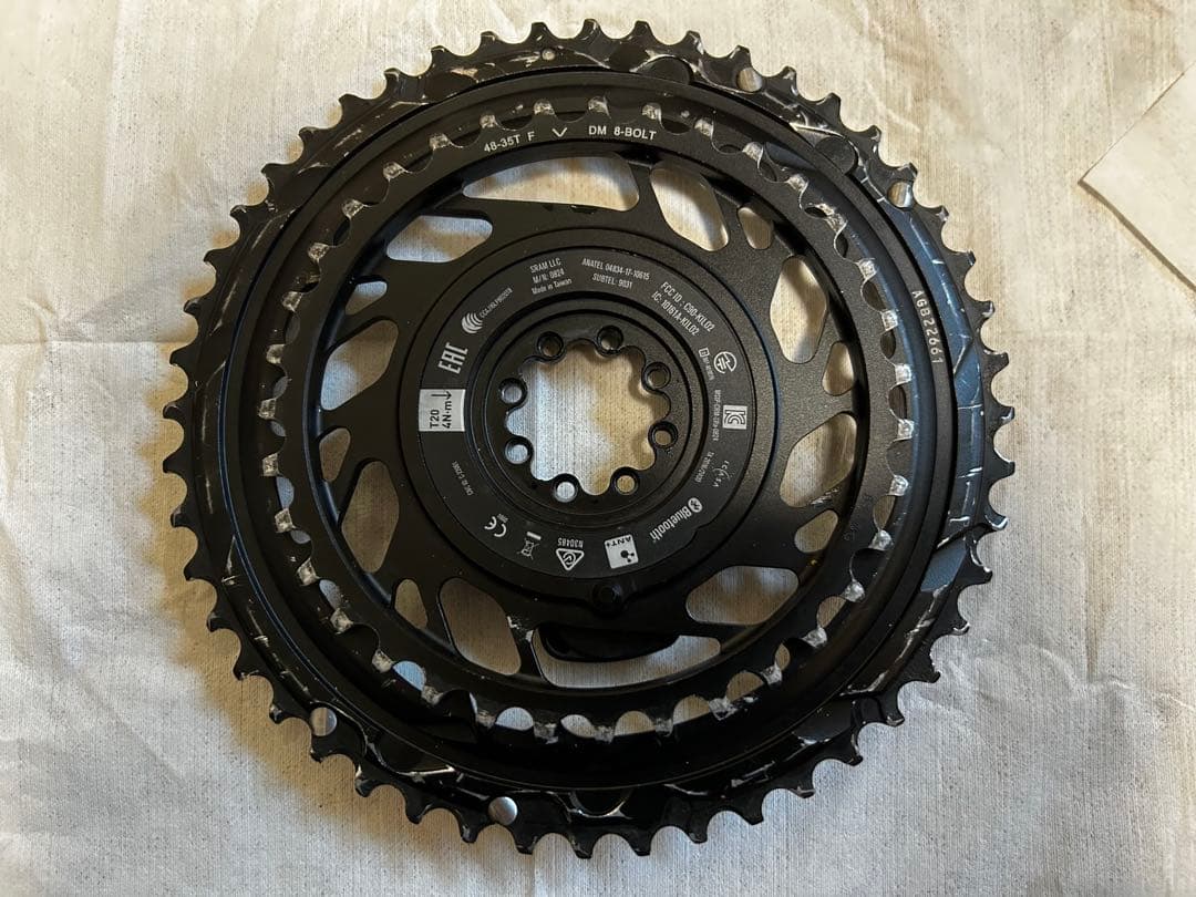 SRAM RED axs 48/35t チェーンリング　パワーメーター付き