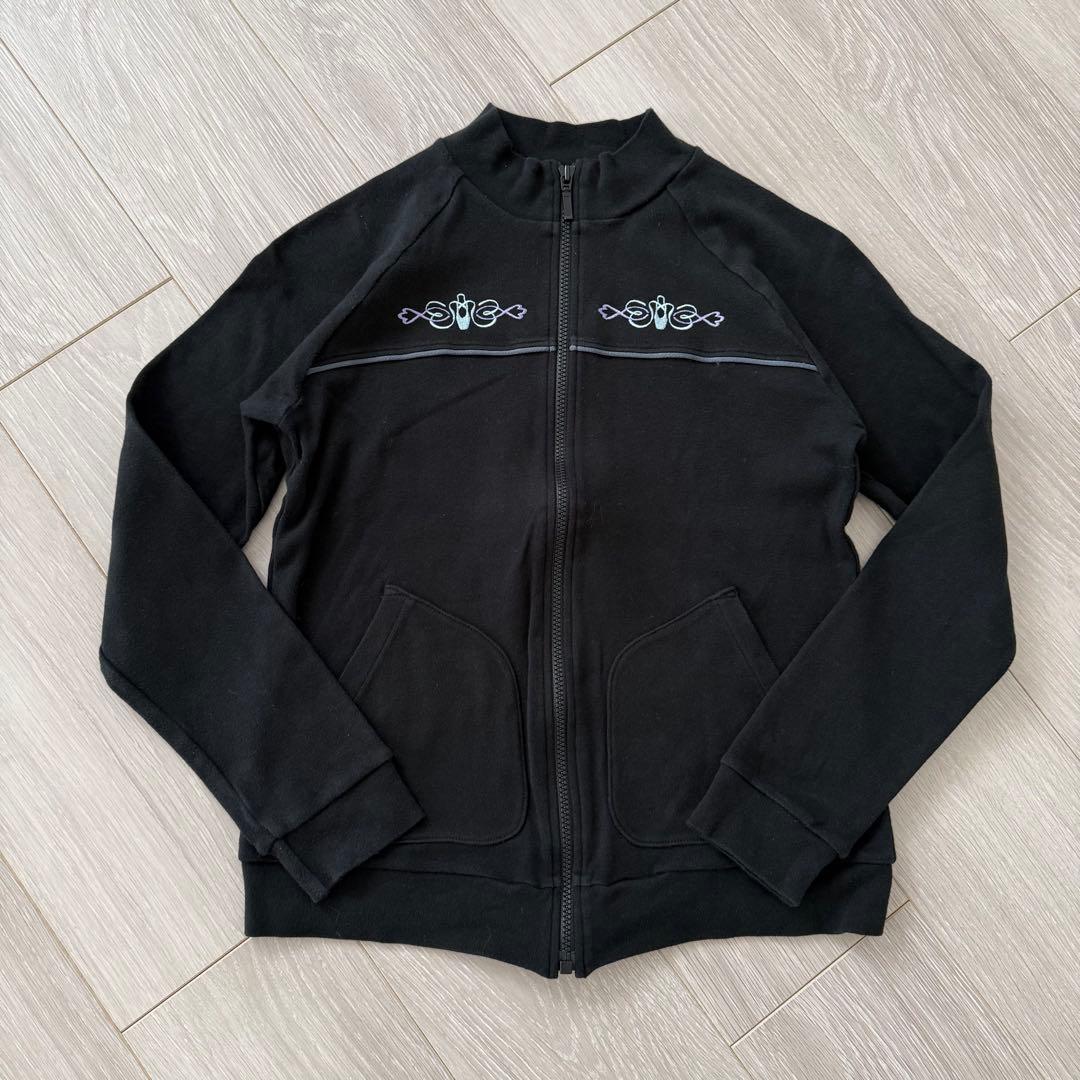 Chacott ブラック ウォームアップウェア 上下セット　150J