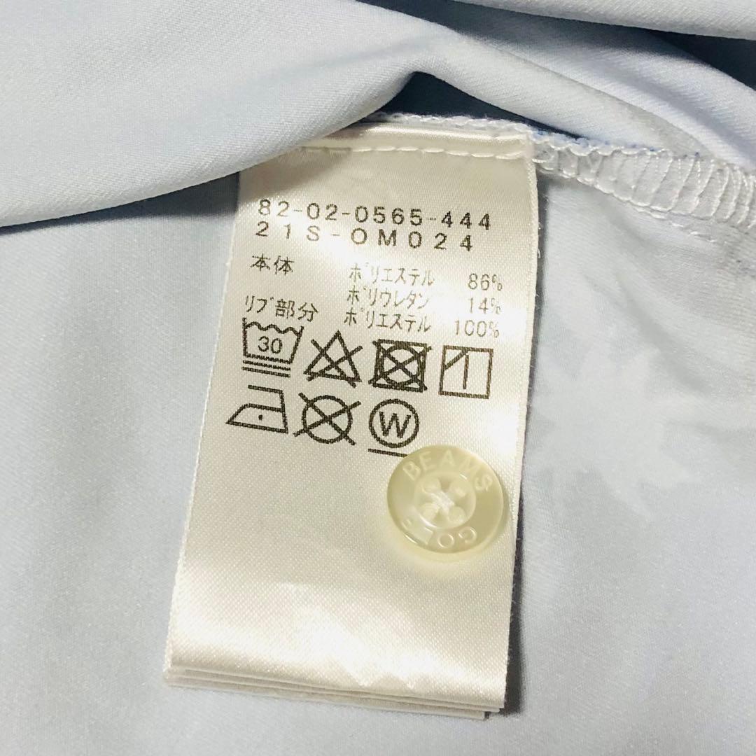 BEAMS GOLF ビームスゴルフ グラデーションヤシの木 ポロシャツ M