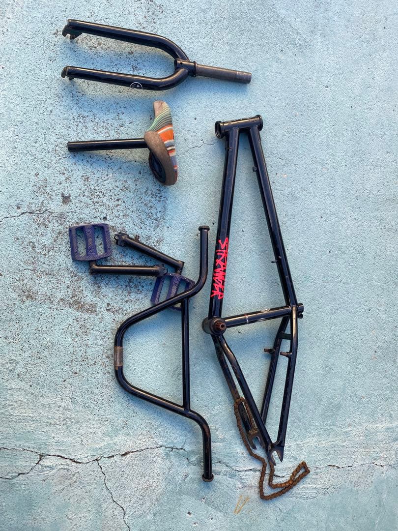 BMX stranger 車体パーツ直しました