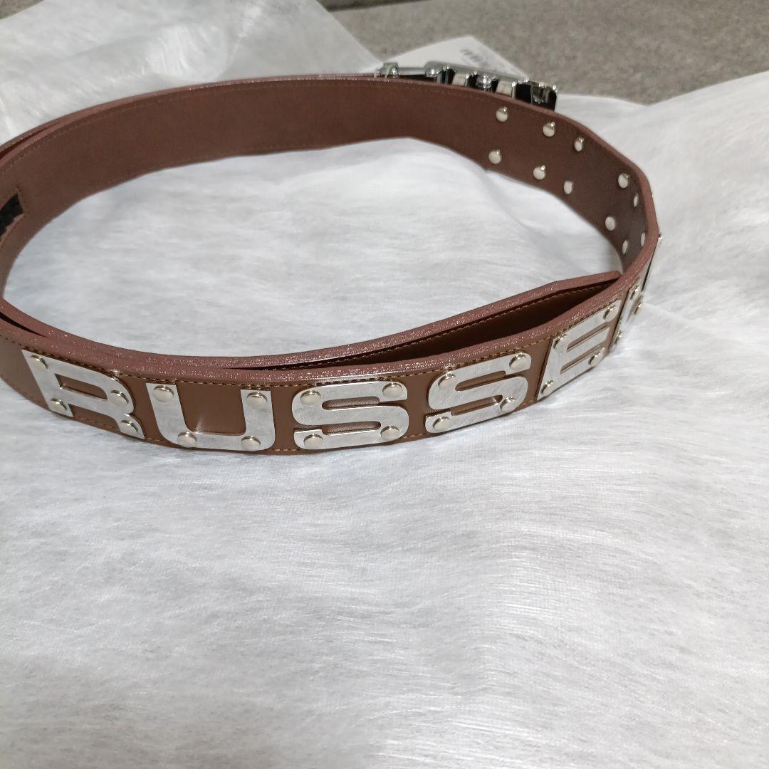 新品 未使用 Russeluno ラッセルノ ゴルフ ロゴベルト ブラウン