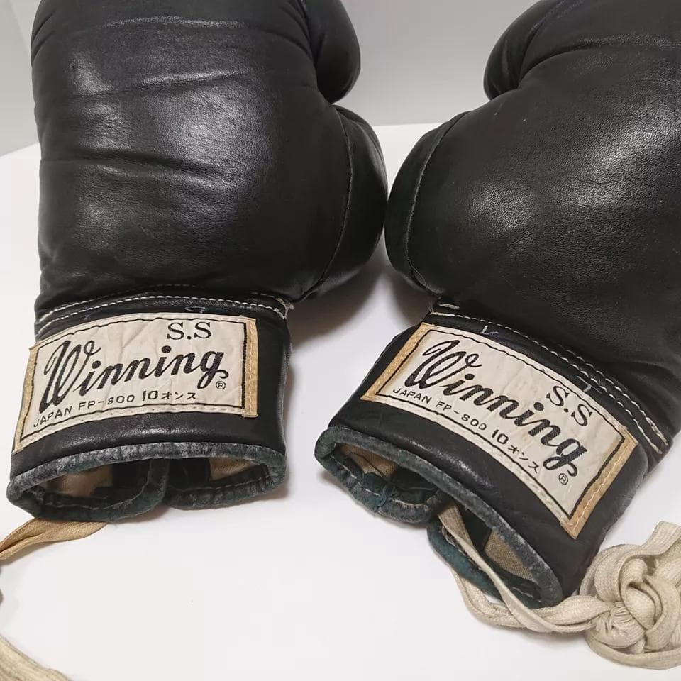 winning ウイニング ボクシンググローブ 10oz 旧ロゴ ヴィンテージ①