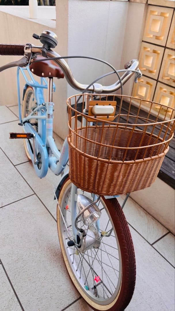 子供用自転車　ダイワサイクル シルバーリングキュート　水色20インチ