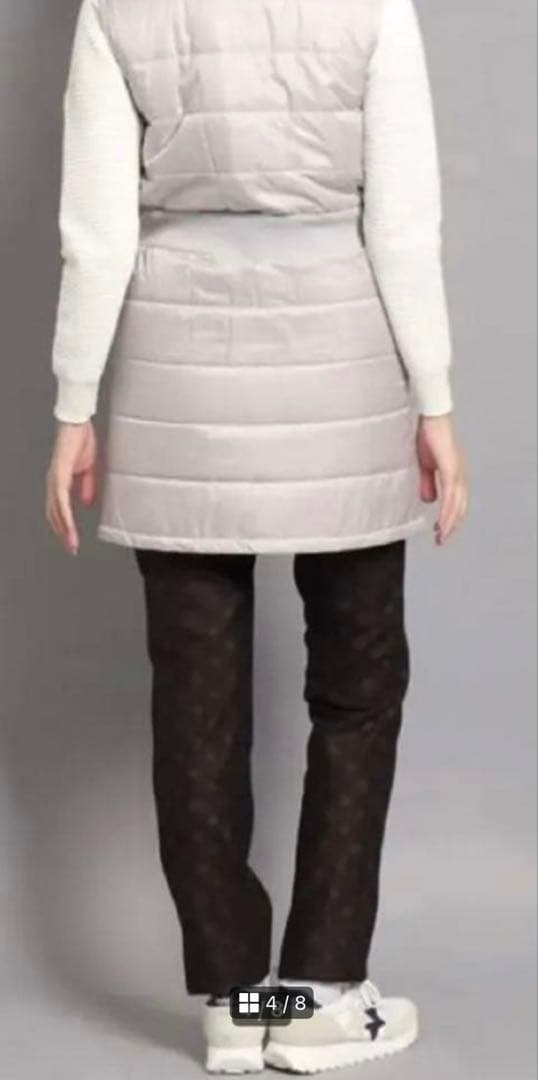 アダバット 中綿ロングベスト 美品