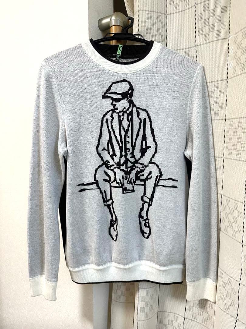 Paul Stuart GOLF MOFジャガードニット 定価44,000円