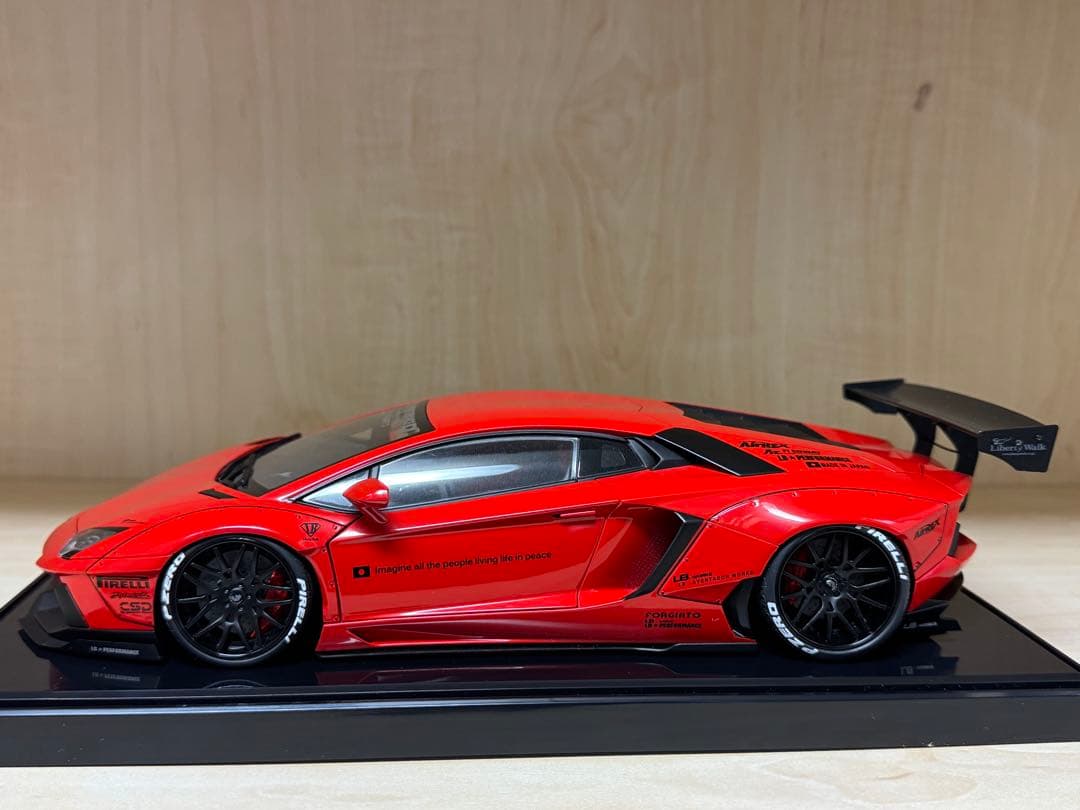 オートアート 1/18 LB-WK ランボルギーニアヴェンタドール (RED)