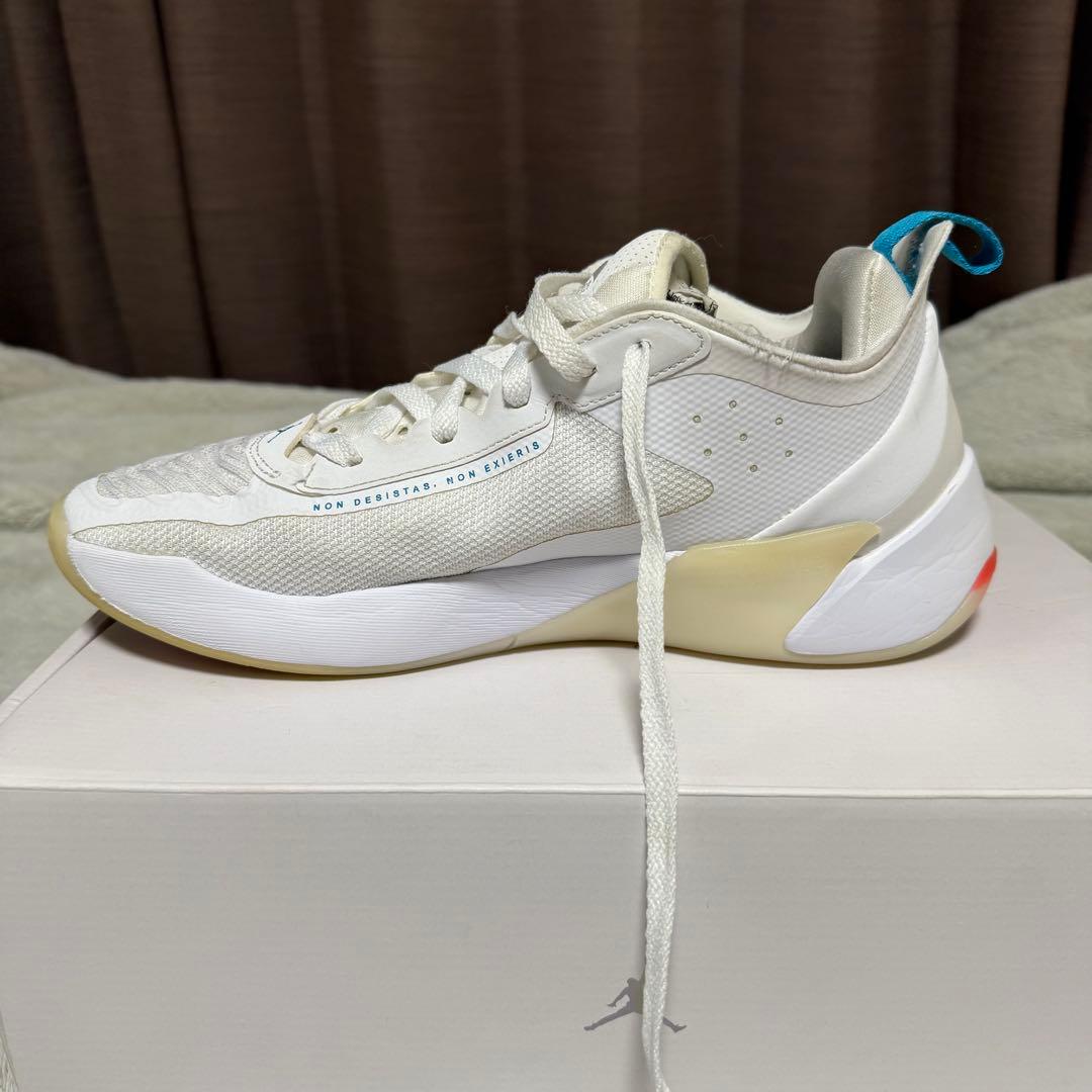 Jordan ルカ1 ホワイト/ターコイズ バスケットシューズ