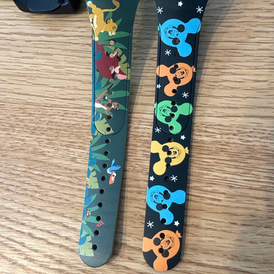 ディズニー　マジックバンドプラス　WDW ２個セット　充電ケーブル付き