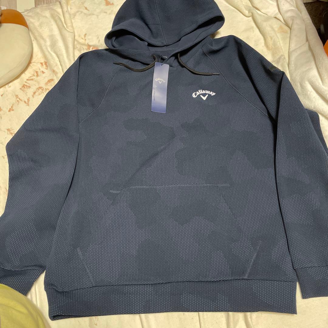 新品　1.5万円　Callaway メッシュフーディ LLサイズ