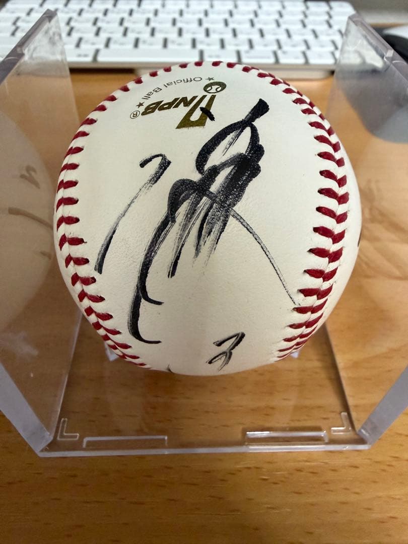 【直筆サイン】2018年日本シリーズボール　柳田•今宮•松田•西田選手