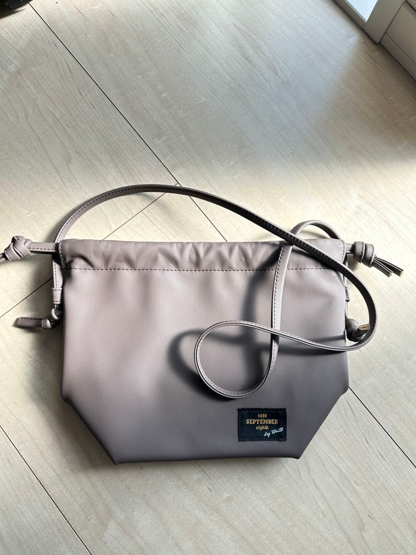 九月八日 ドローストリング bag モカ